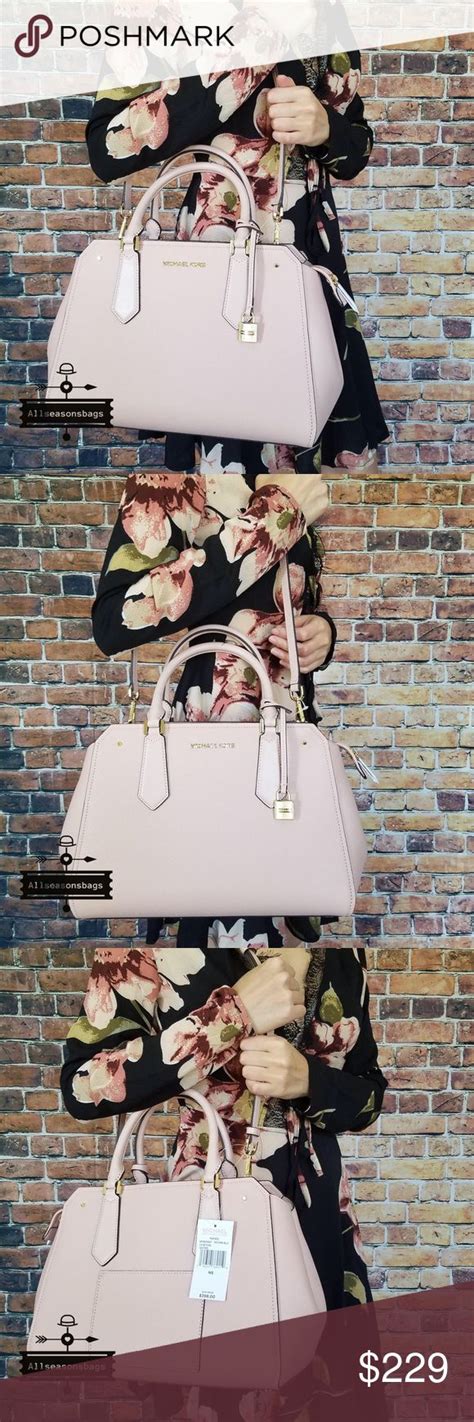 michael kors hayes lg satchel pastel pink|Michael Kors Large hayes Pastel Pink Satchel Bag .